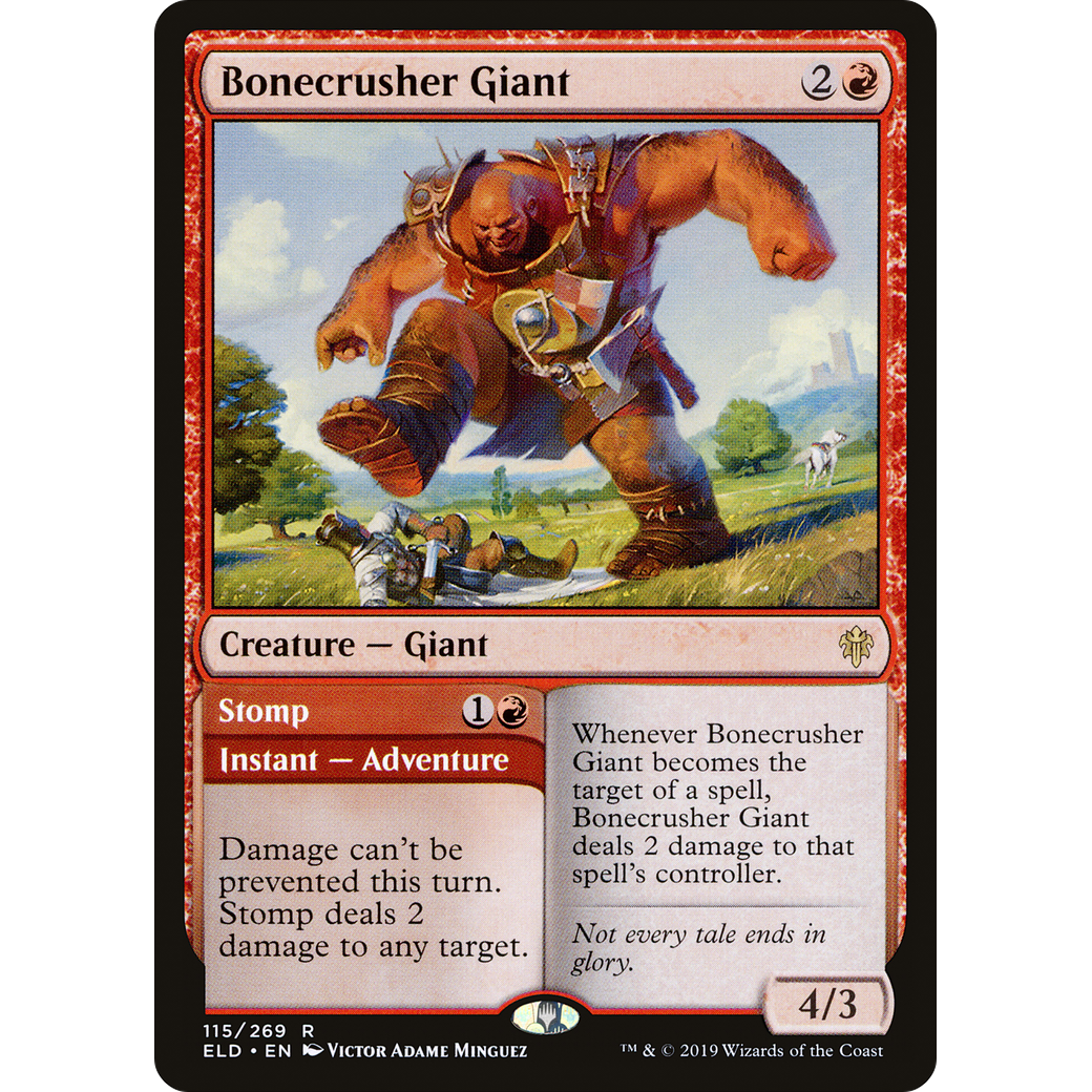 Bonecrusher Giant (ELD-115) - Throne of Eldraine Foil
