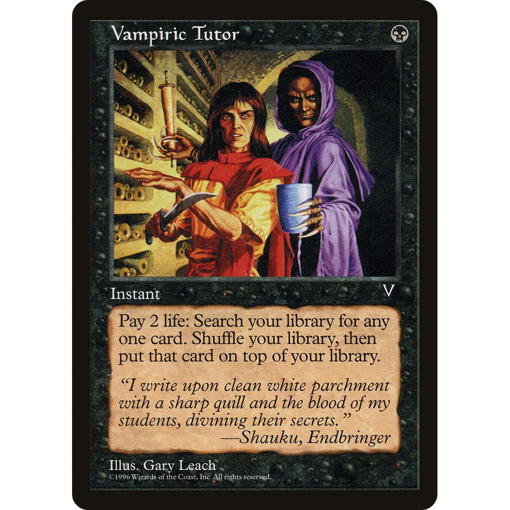 Vampiric Tutor (VIS-) - Visions