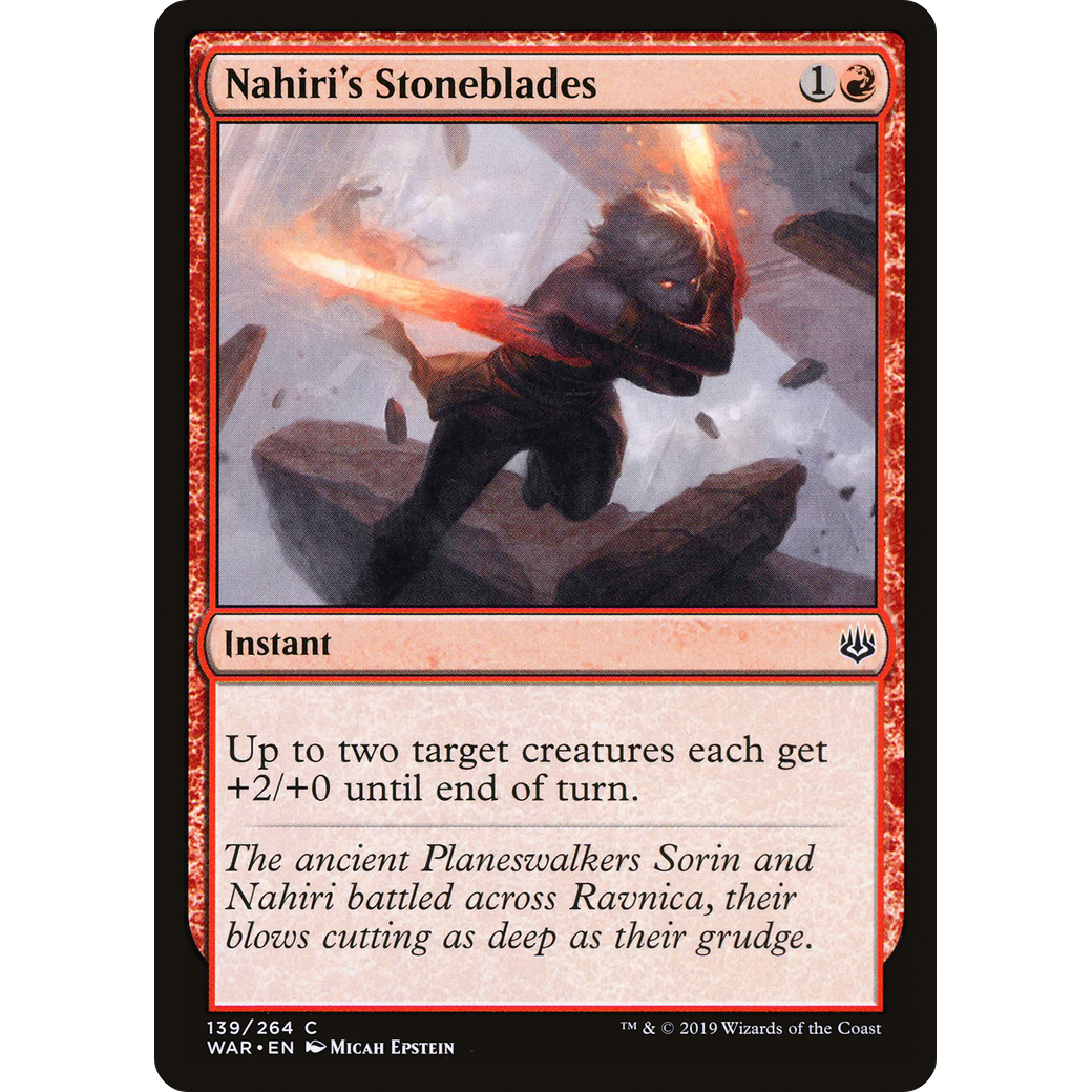 Nahiri's Stoneblades (WAR-139) - War of the Spark Foil
