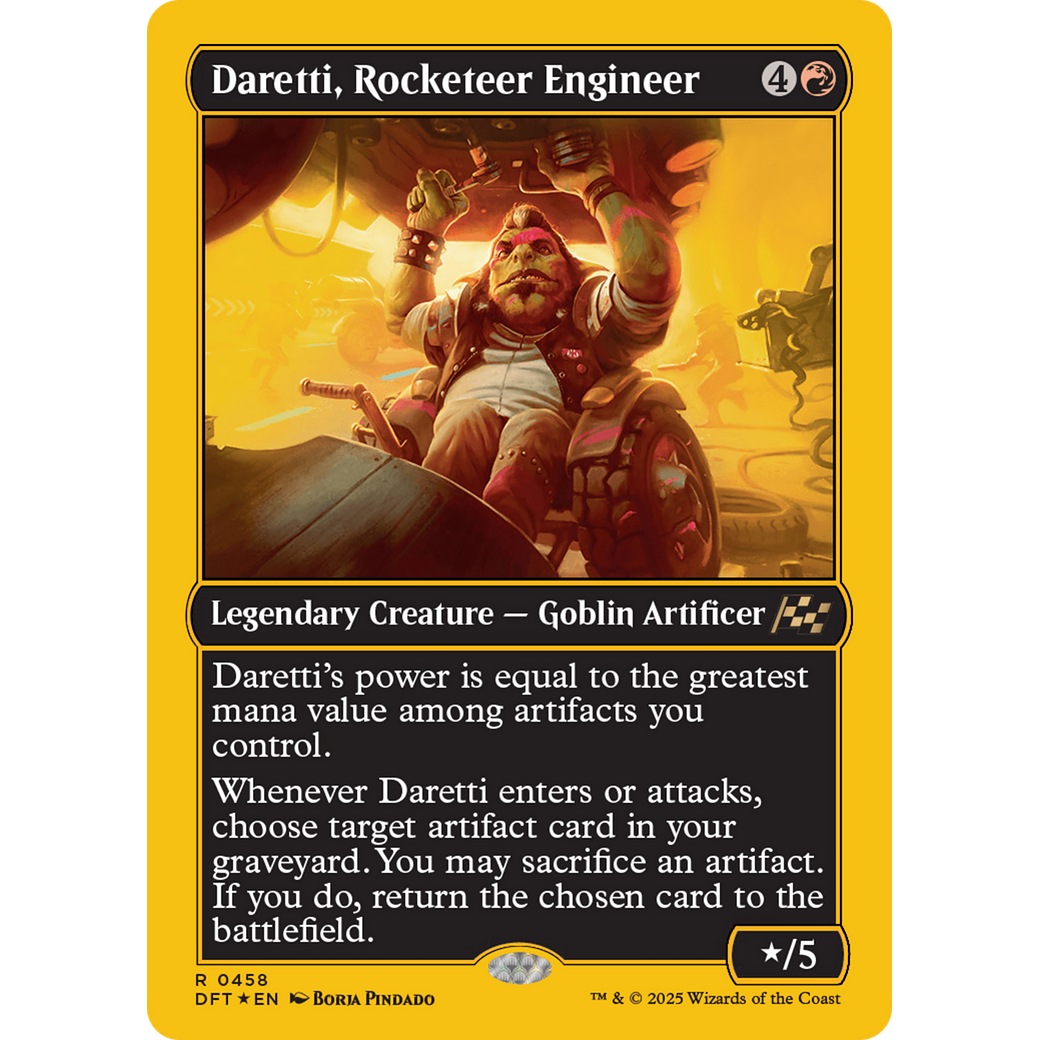Daretti, Rocketeer Engineer (DFT-458) - Aetherdrift Foil