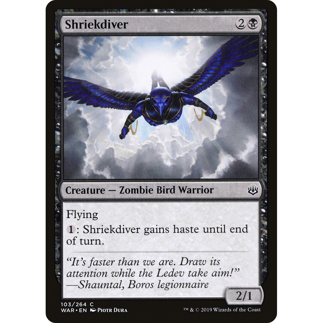 Shriekdiver (WAR-103) - War of the Spark