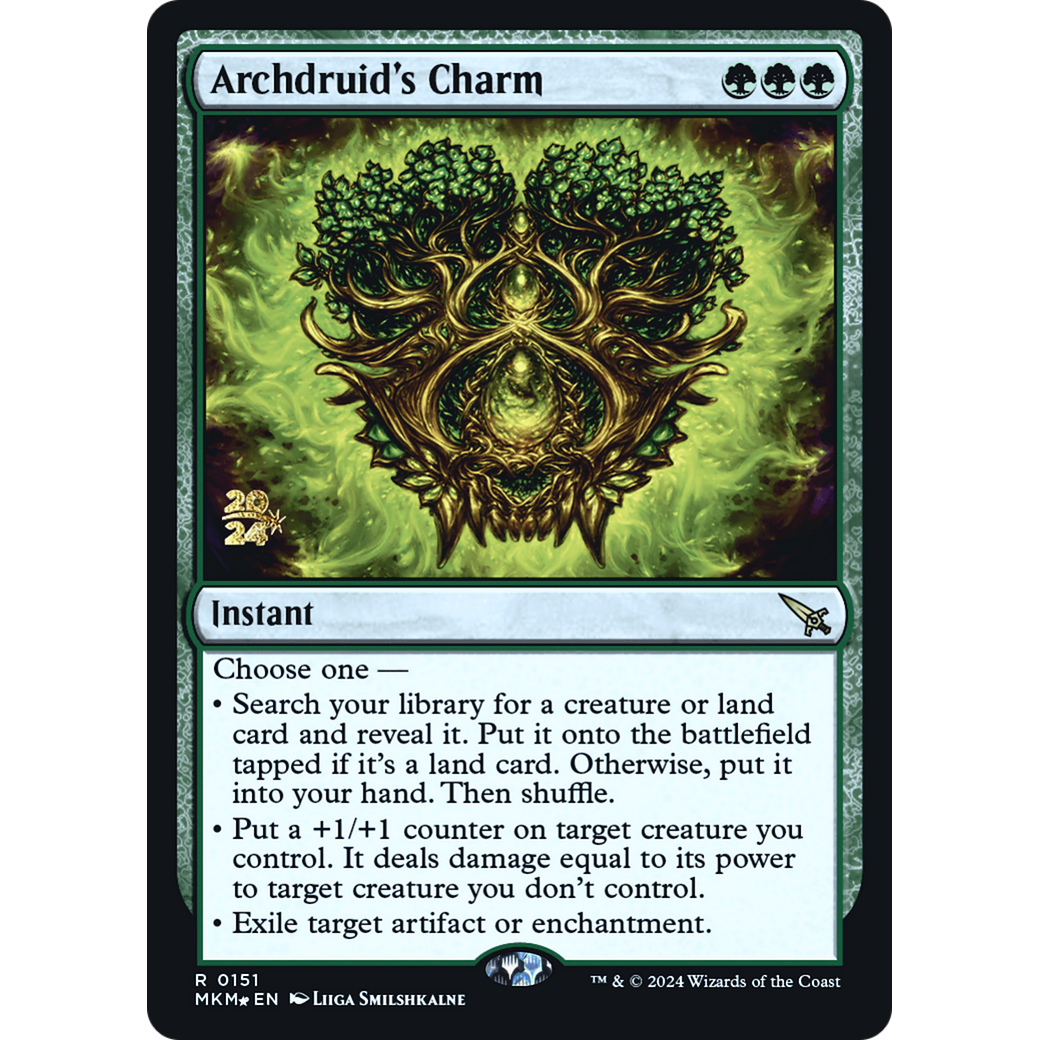 Archdruid's Charm (PRE-151S) - Murders at Karlov Manor Promos Foil