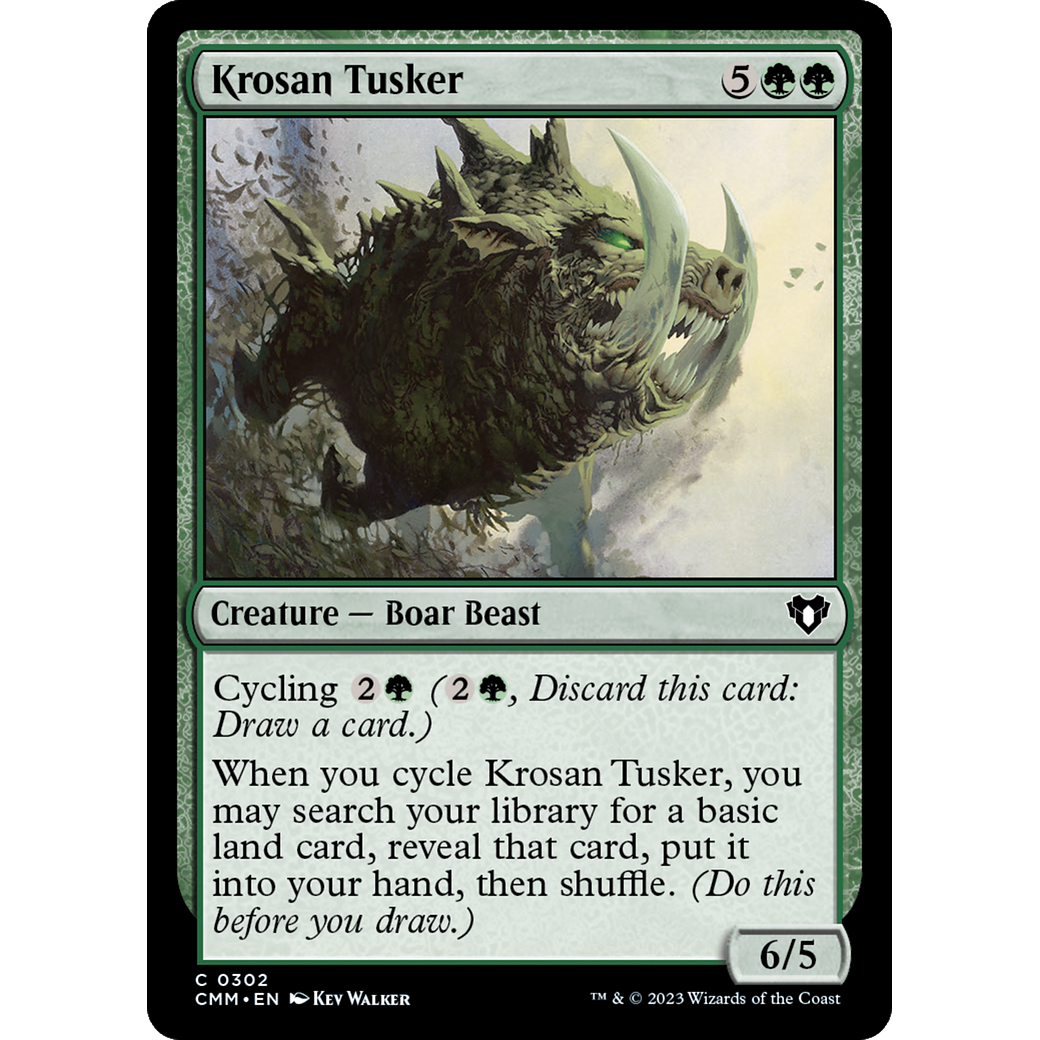 Krosan Tusker (CMM-302) - Commander Masters Foil