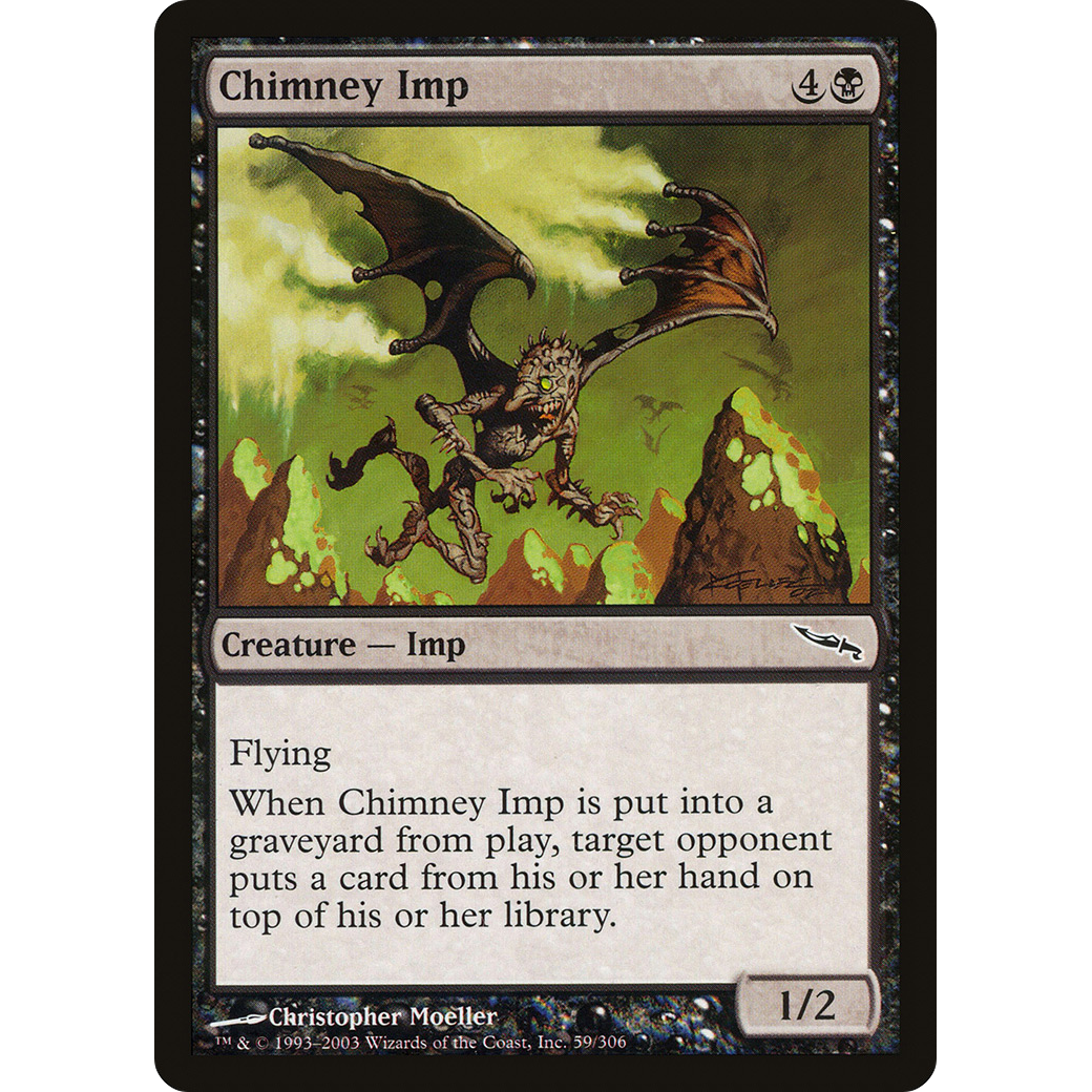 Chimney Imp (MRD-059) - Mirrodin Foil