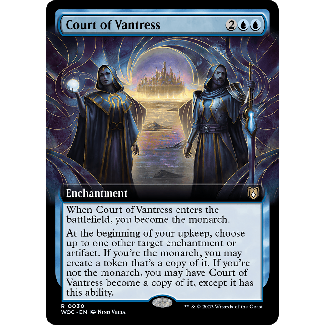 Court of Vantress (WOC-030) - Wilds of Eldraine Commander: (Extended Art) Foil