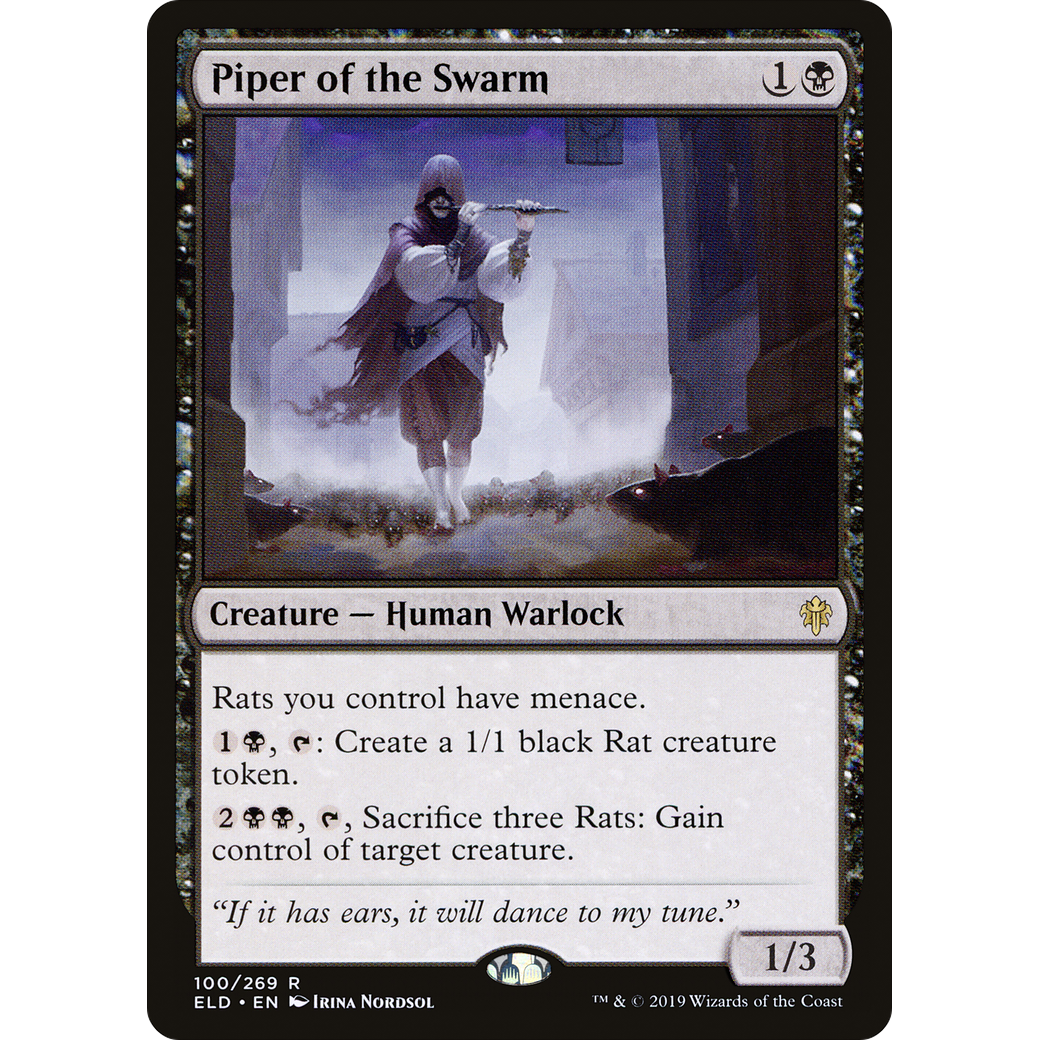 Piper of the Swarm (ELD-100) - Throne of Eldraine Foil