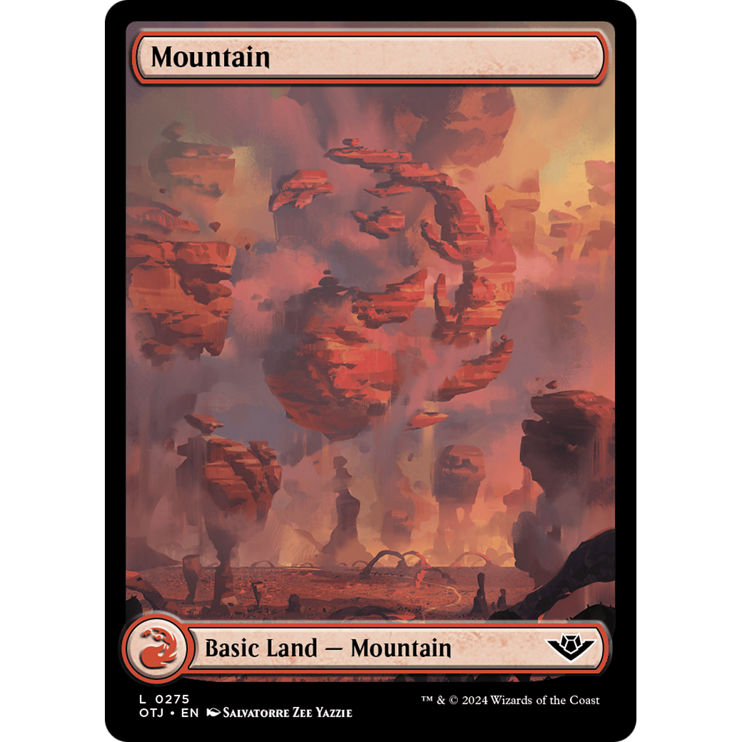 Mountain (OTJ-275) - Outlaws of Thunder Junction Foil