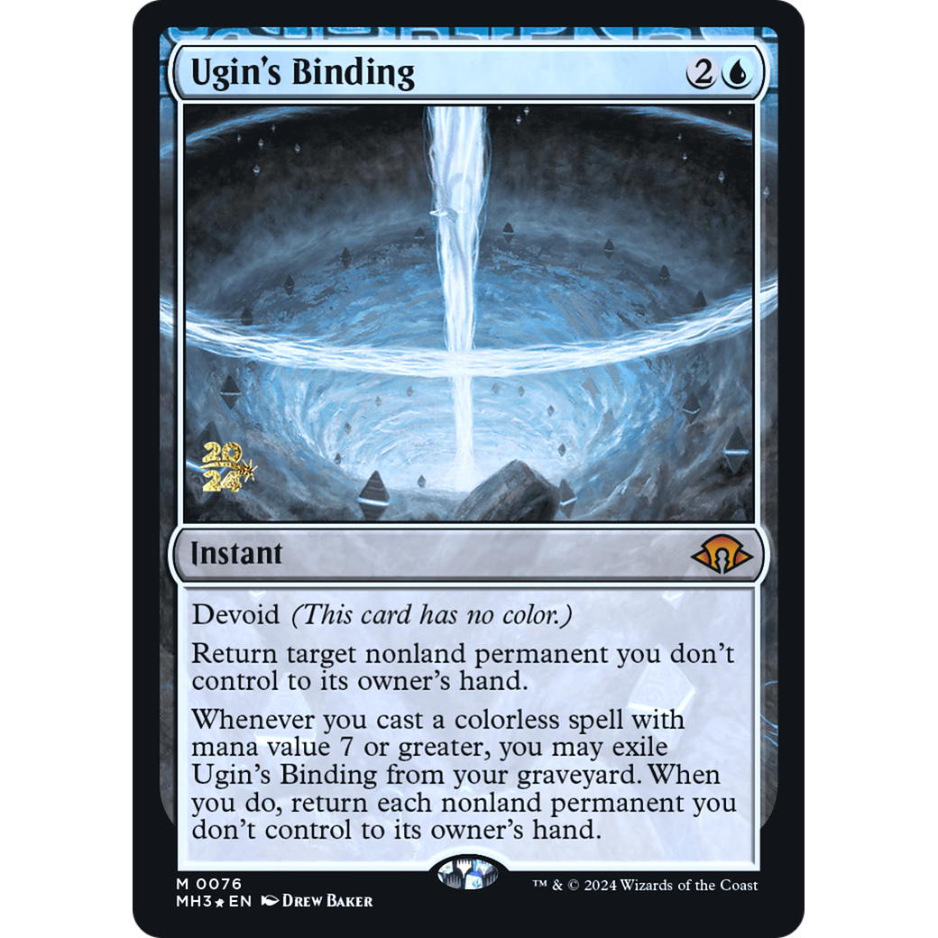 Ugin's Binding (PRE-076) - Modern Horizons 3 Promos: (devoid) Foil