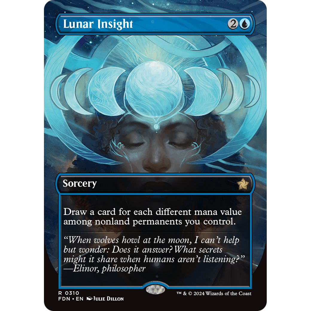 Lunar Insight (FDN-310) - Foundations (Borderless) Foil
