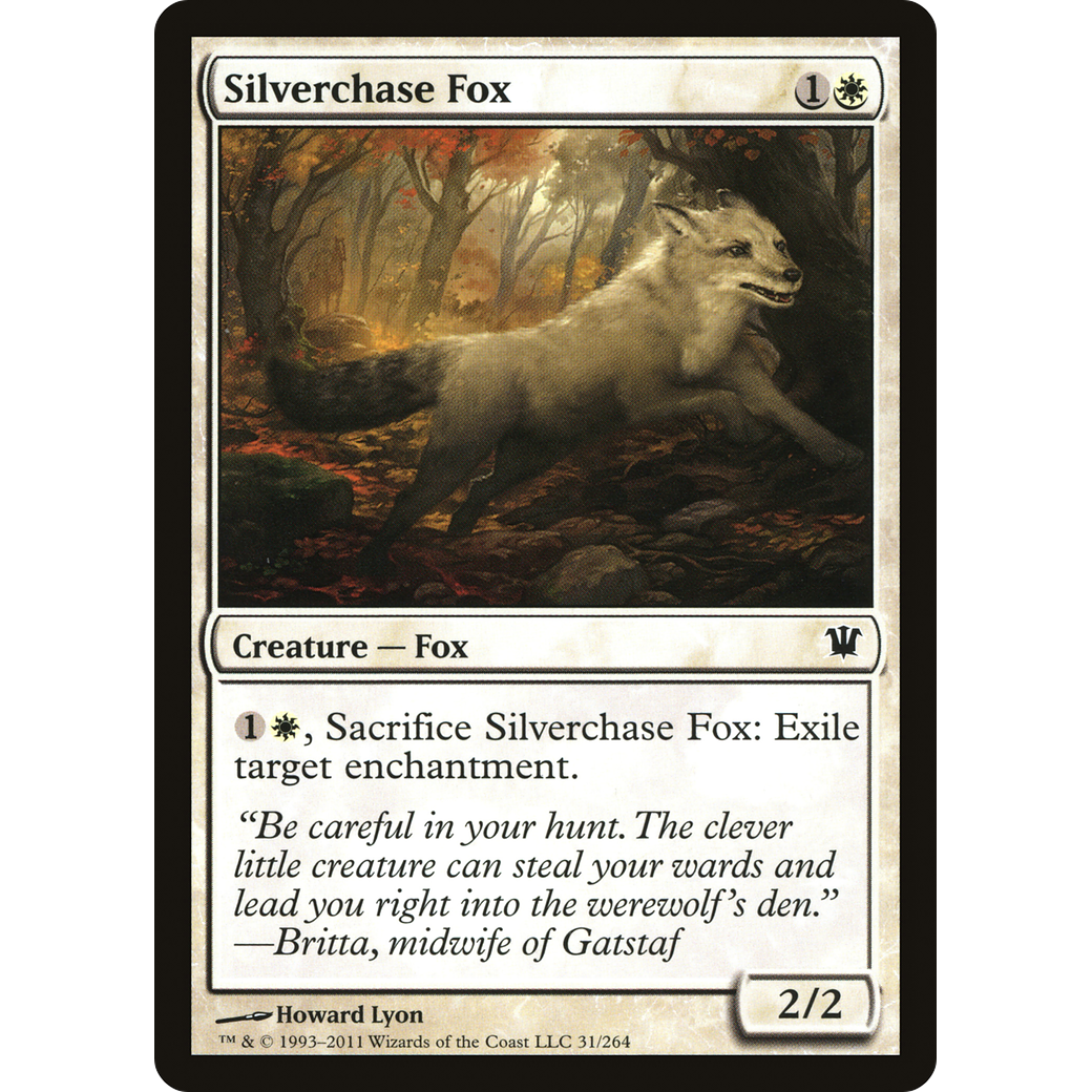 Silverchase Fox (ISD-031) - Innistrad Foil