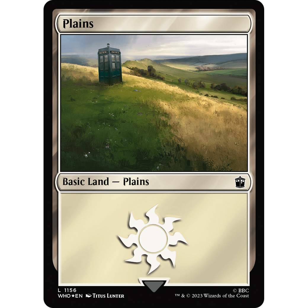 Plains (1156) (Surge Foil) (WHO-1156) - Doctor Who Foil