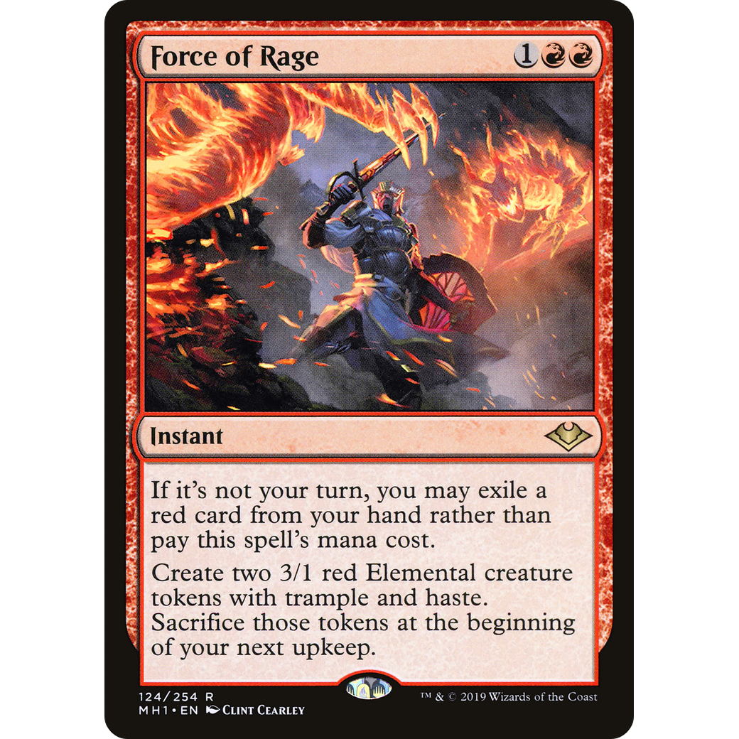 Force of Rage (MH1-124) - Modern Horizons