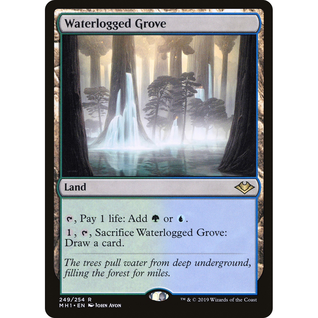 Waterlogged Grove (MH1-249) - Modern Horizons Foil