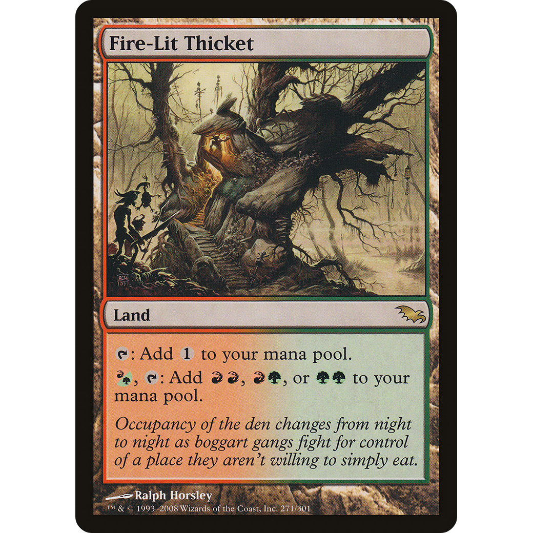 Fire-Lit Thicket (SHM-271) - Shadowmoor