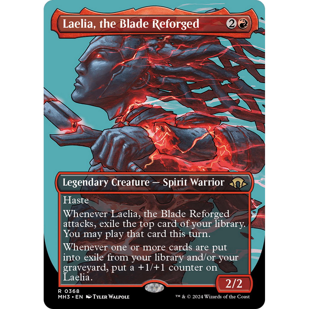 Laelia, the Blade Reforged (MH3-368) - Modern Horizons 3 (Borderless) Foil