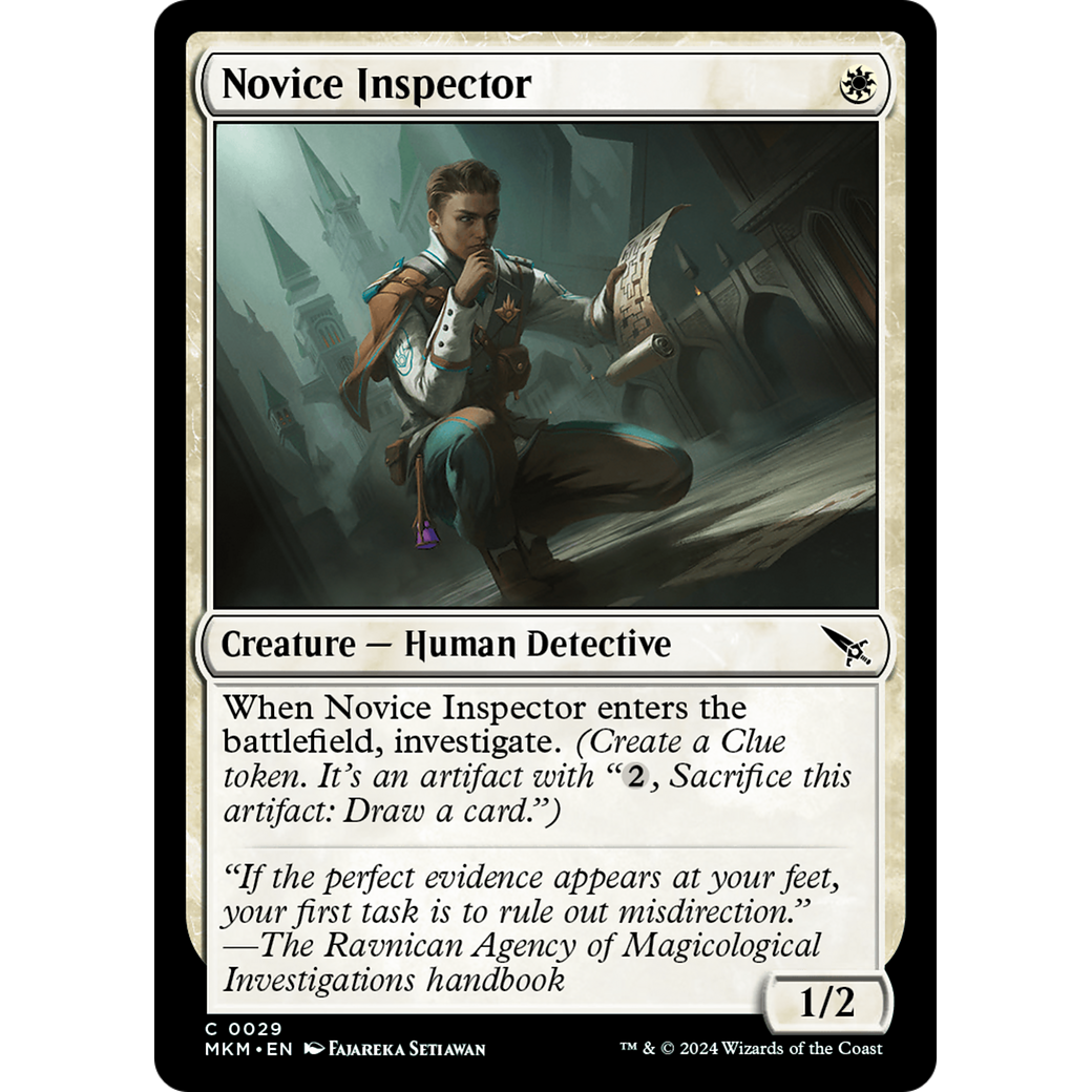 Novice Inspector (MKM-029) - Murders at Karlov Manor Foil