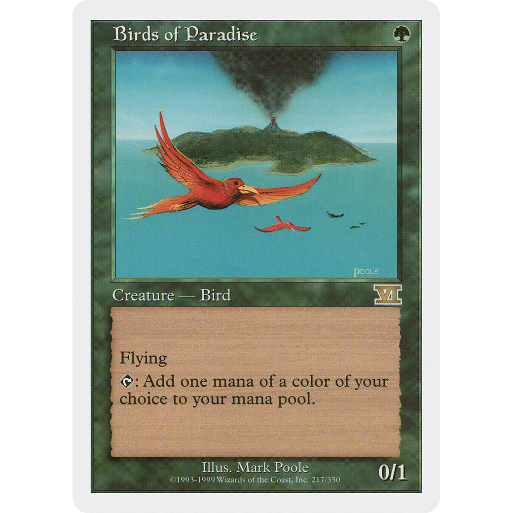 Birds of Paradise (6ED-217) - Classic Sixth Edition