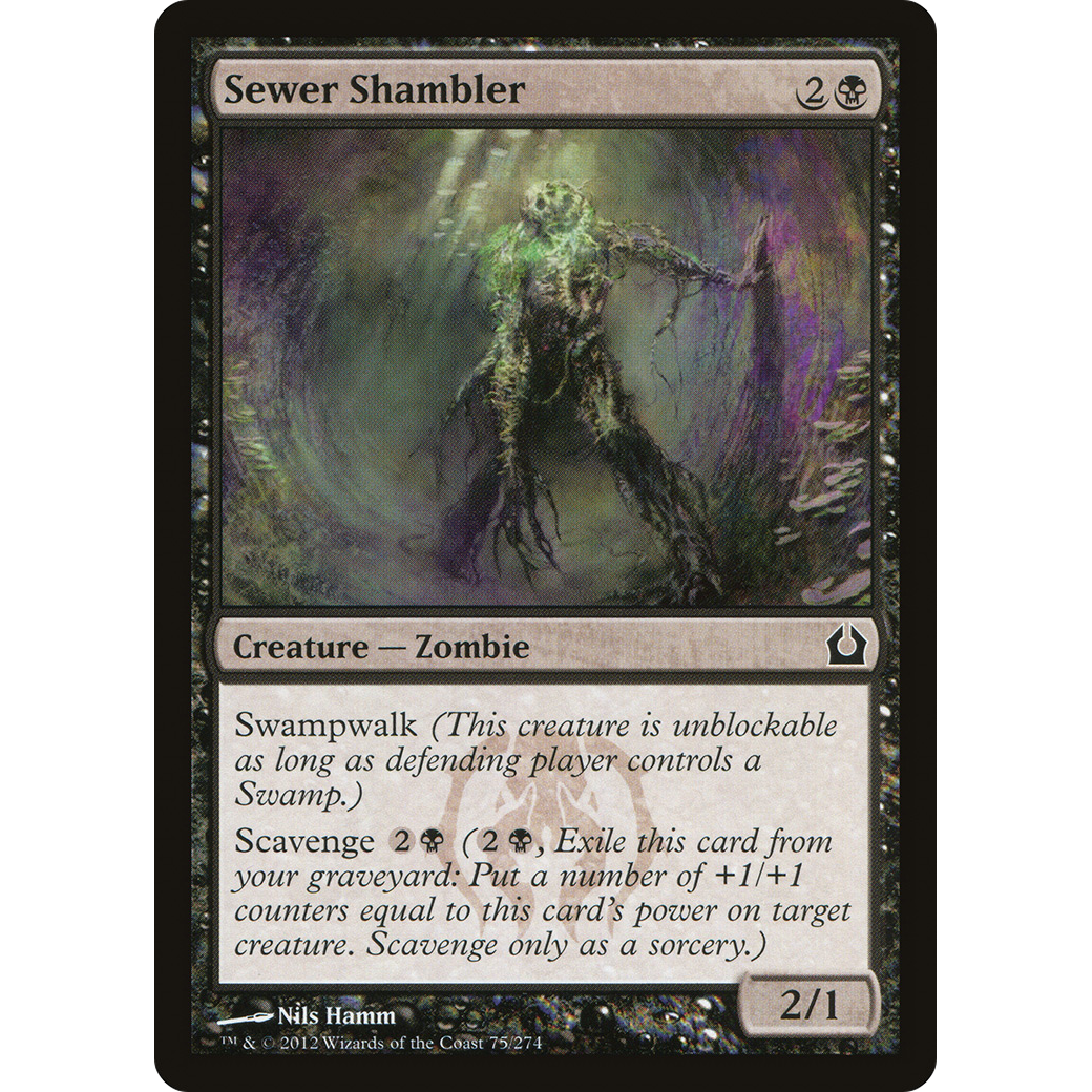 Sewer Shambler (RTR-075) - Return to Ravnica Foil