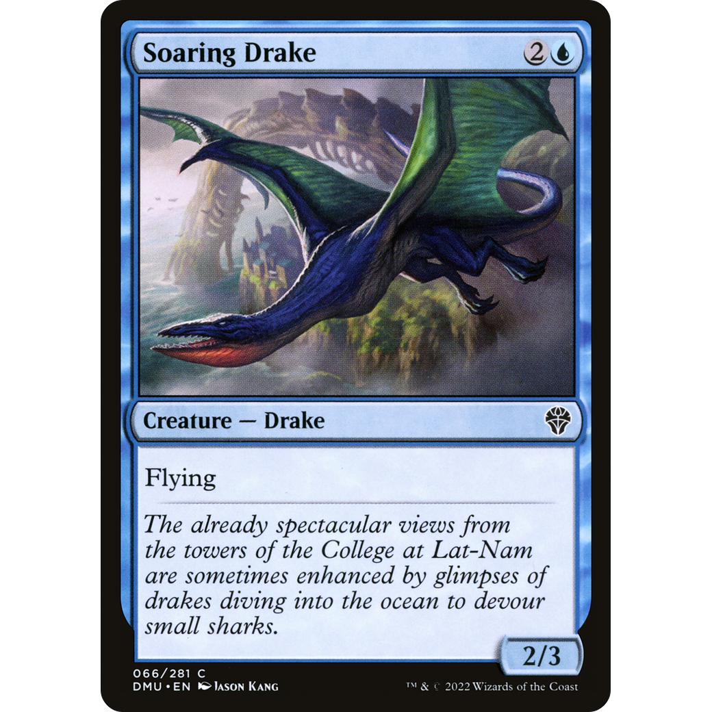 Soaring Drake (DMU-066) - Dominaria United Foil