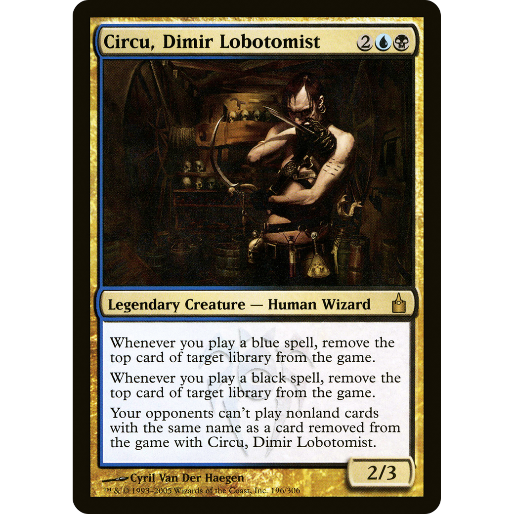 Circu, Dimir Lobotomist (RAV-196) - Ravnica: City of Guilds