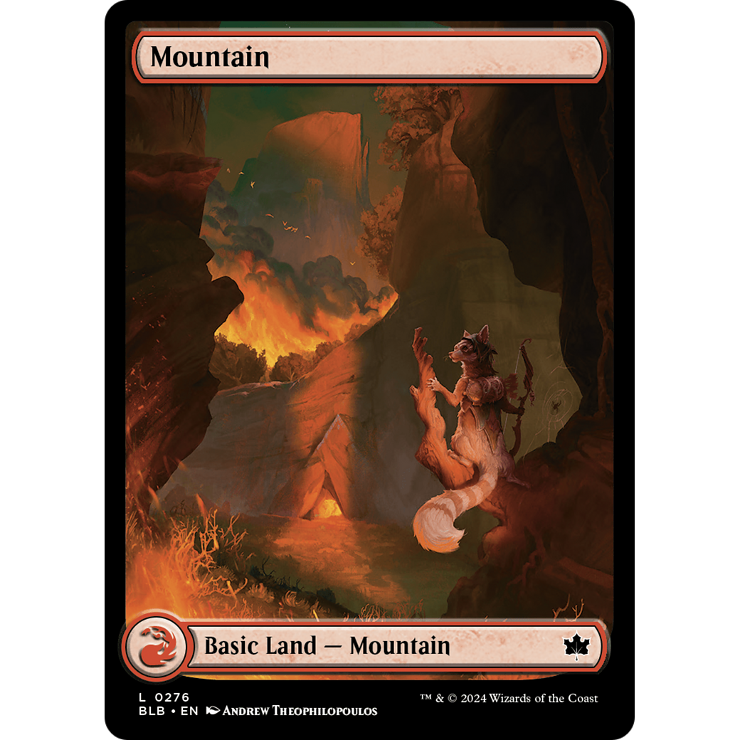 Mountain (BLB-276) - Bloomburrow Foil
