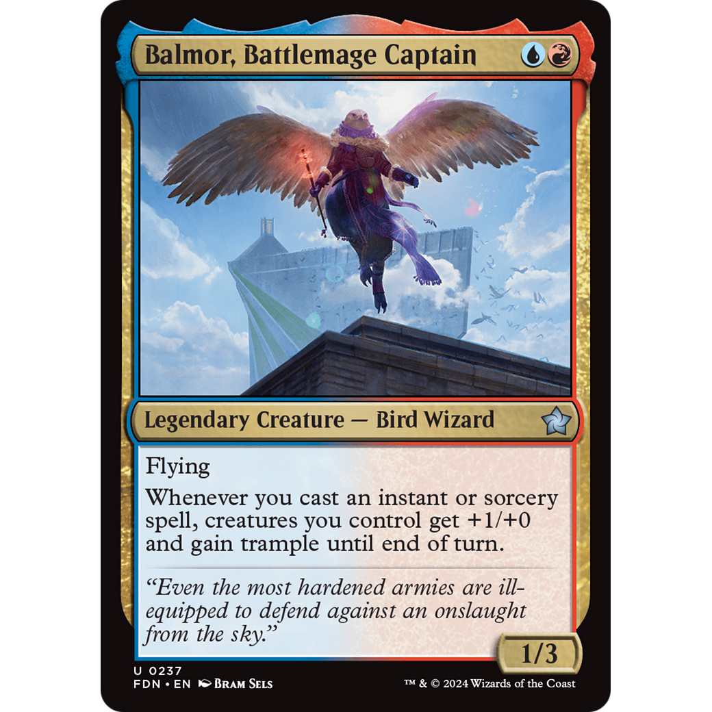 Balmor, Battlemage Captain (FDN-237) - Foundations Foil