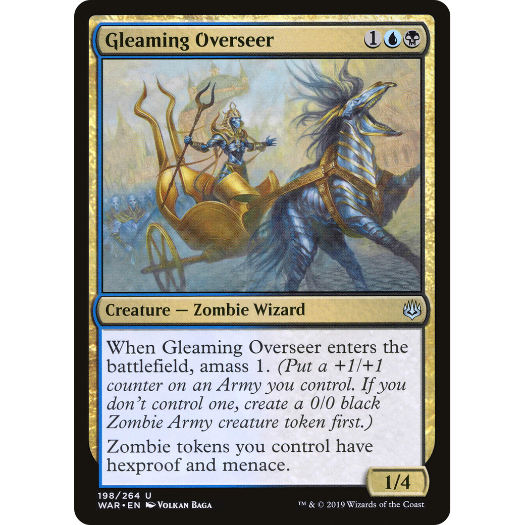 Gleaming Overseer (WAR-198) - War of the Spark Foil