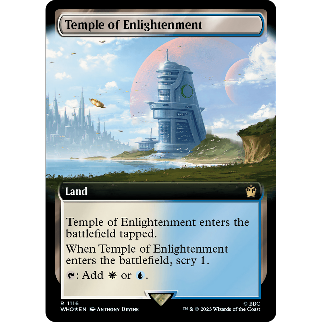 Temple of Enlightenment (Extended Art) (Surge Foil) (WHO-1116) - Doctor Who: (Extended Art) Foil