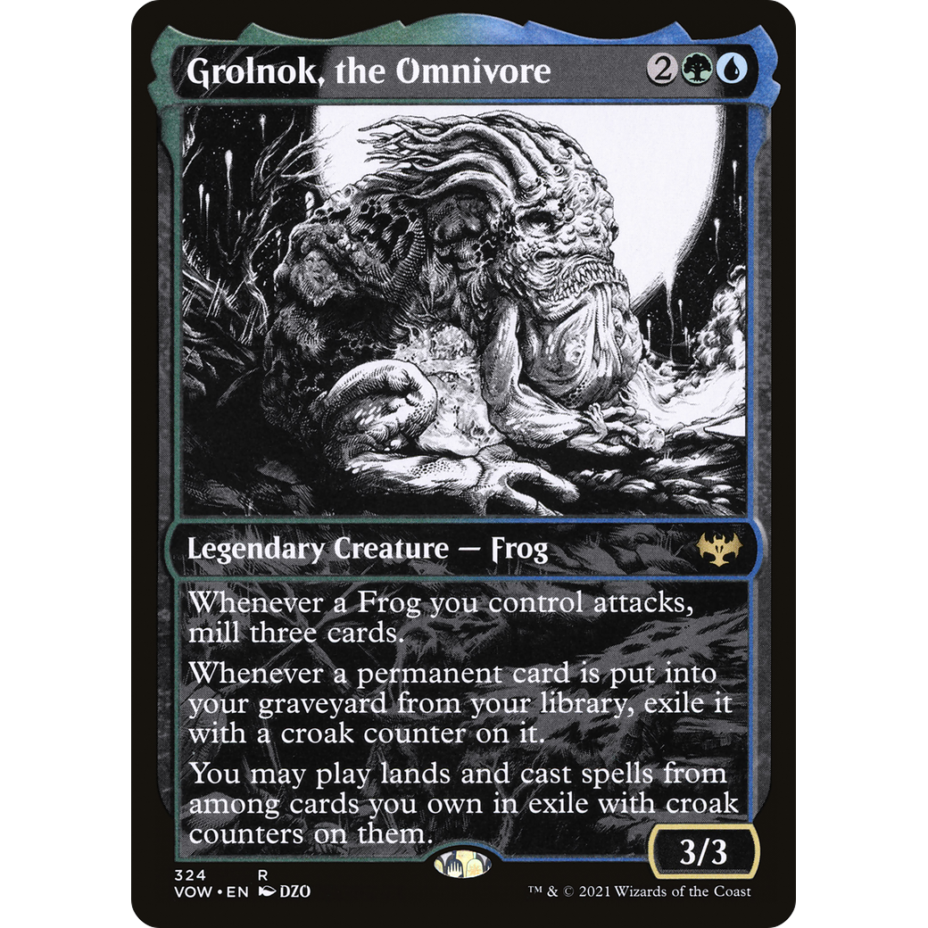 Grolnok, the Omnivore (Showcase) (VOW-324) - Innistrad: Crimson Vow: (Showcase)