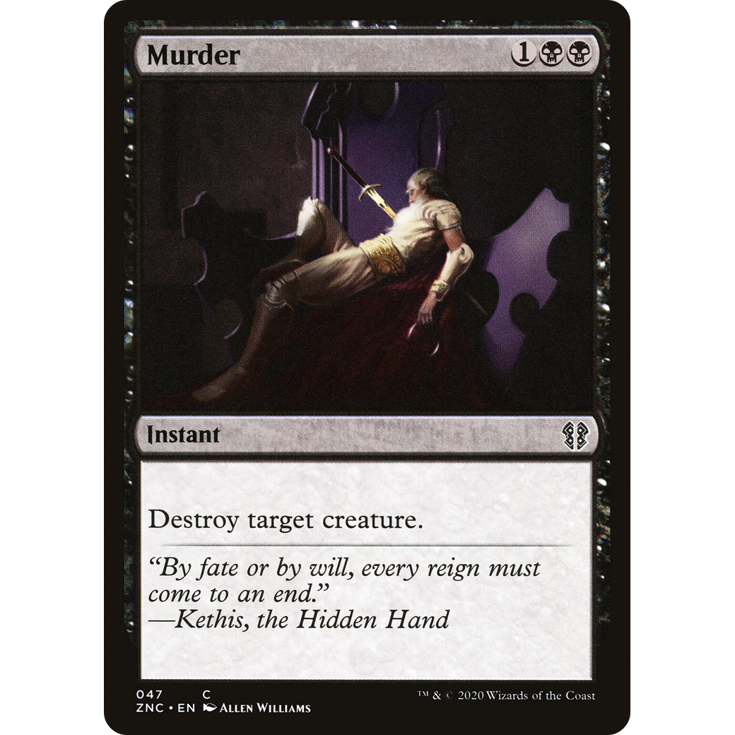 Murder (ZNC-047) - Zendikar Rising Commander