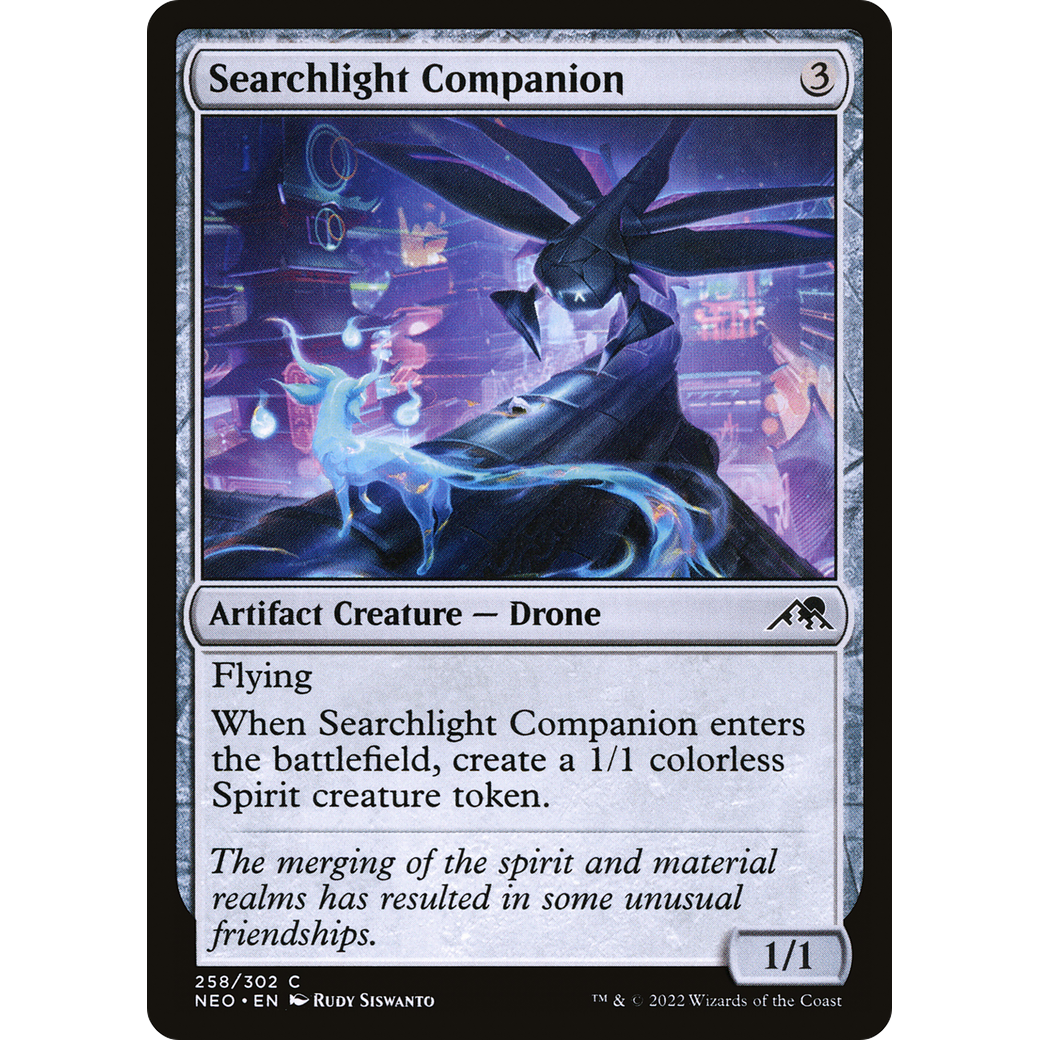 Searchlight Companion (NEO-258) - Kamigawa: Neon Dynasty Foil