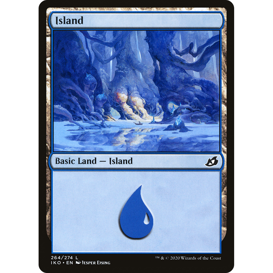 Island (264) (IKO-264) - Ikoria: Lair of Behemoths Foil
