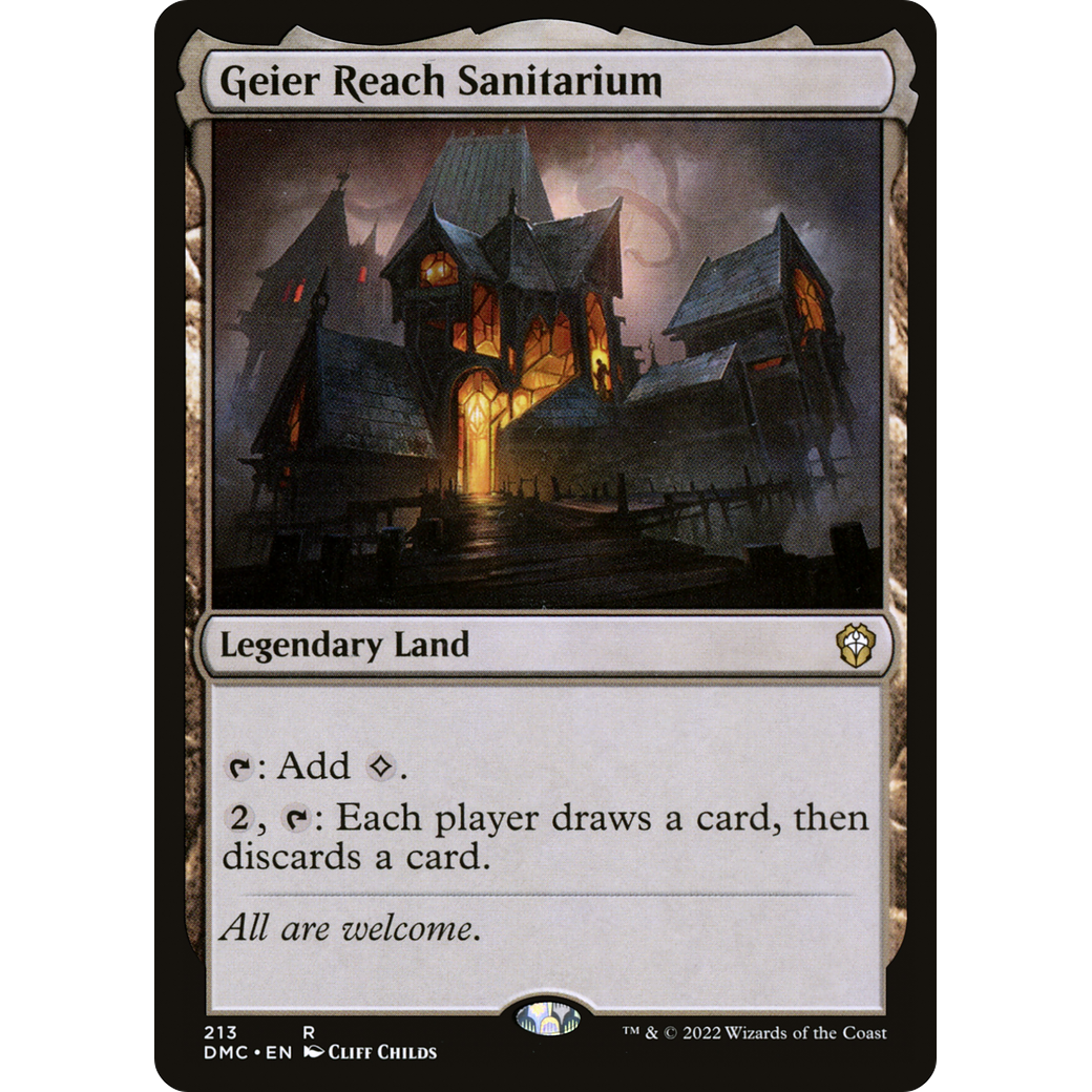 Geier Reach Sanitarium (DMC-213) - Dominaria United Commander
