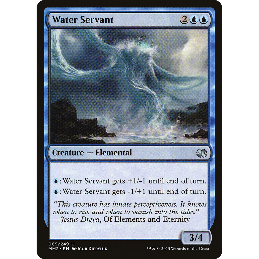 Water Servant (MM2-069) - Modern Masters 2015 Foil
