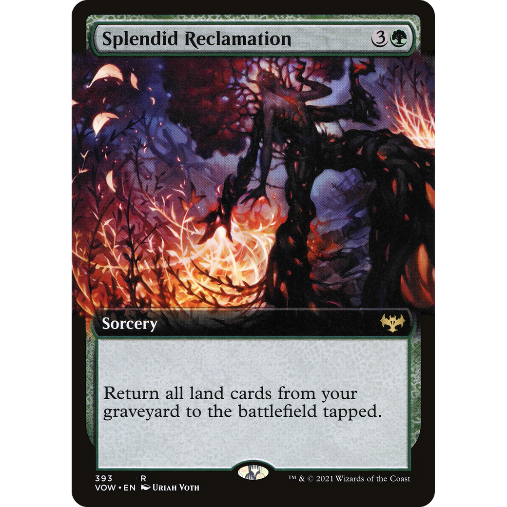 Splendid Reclamation (Extended Art) (VOW-393) - Innistrad: Crimson Vow: (Extended Art)