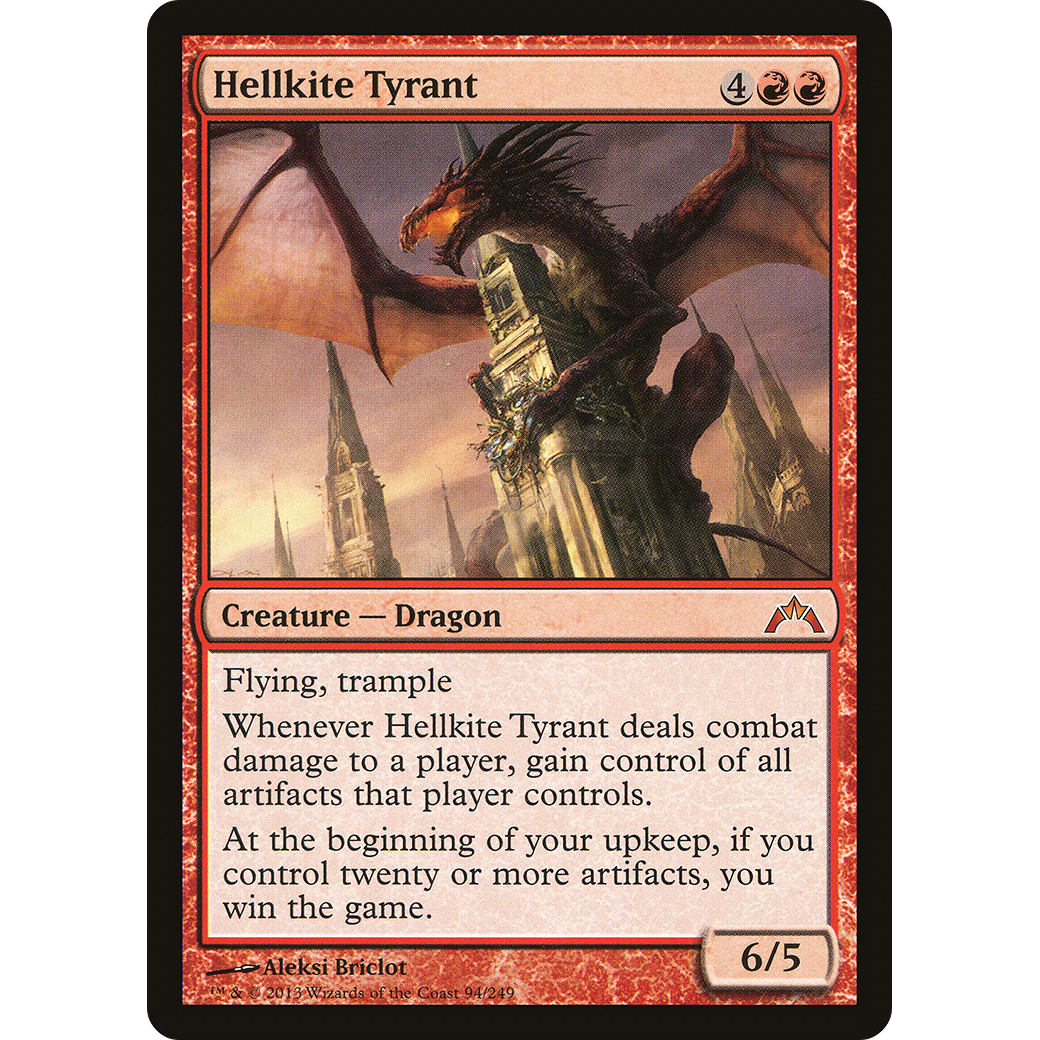 Hellkite Tyrant (GTC-094) - Gatecrash Foil