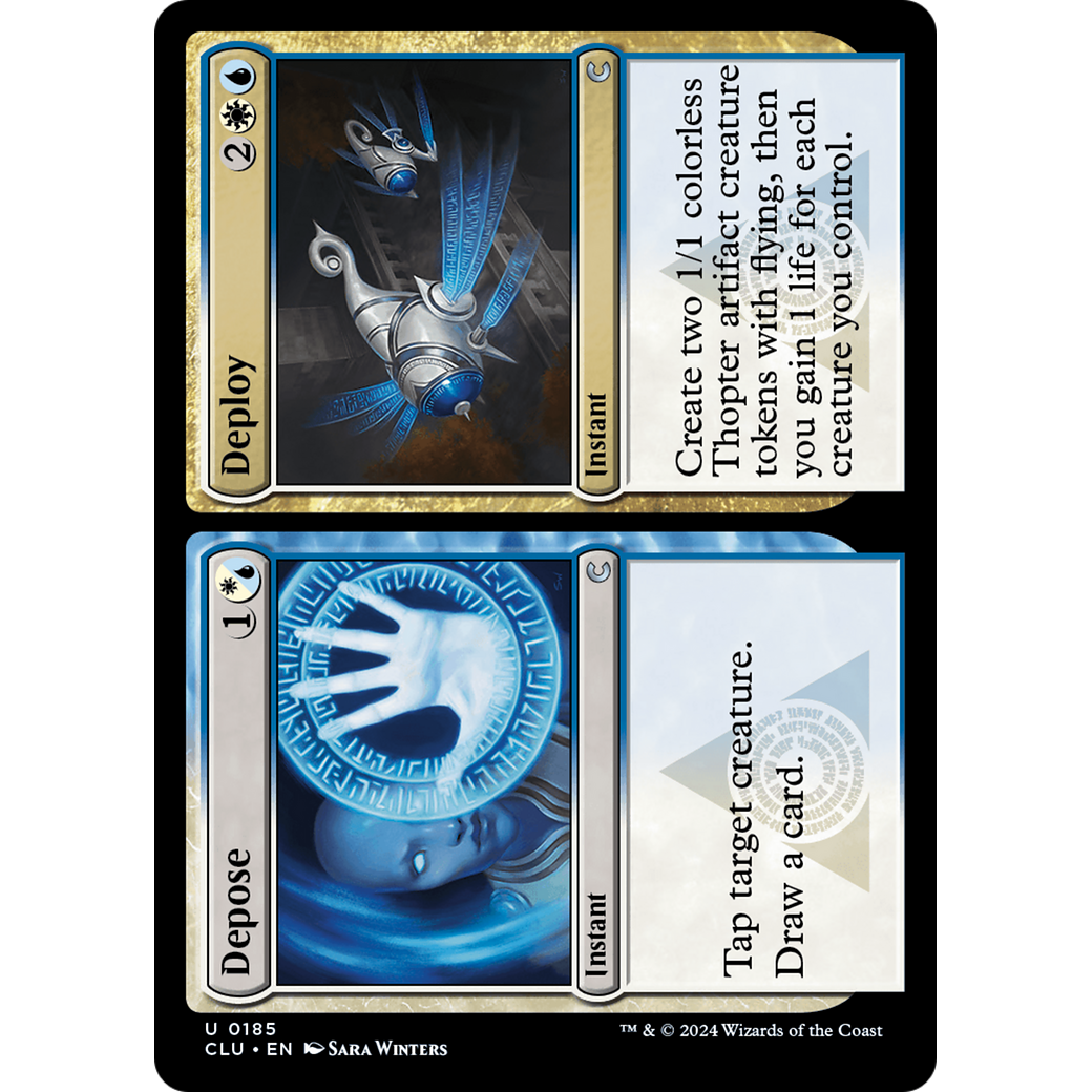 Depose // Deploy (CLU-185) - Ravnica: Clue Edition