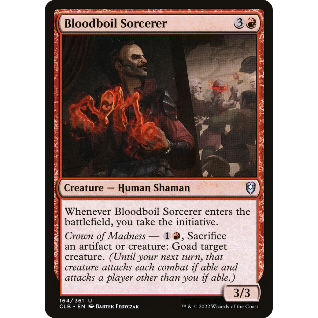 Bloodboil Sorcerer (CLB-164) - Commander Legends: Battle for Baldur's Gate Foil