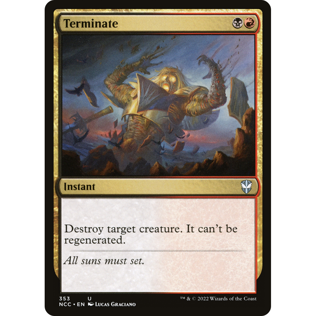 Terminate (NCC-353) - New Capenna Commander