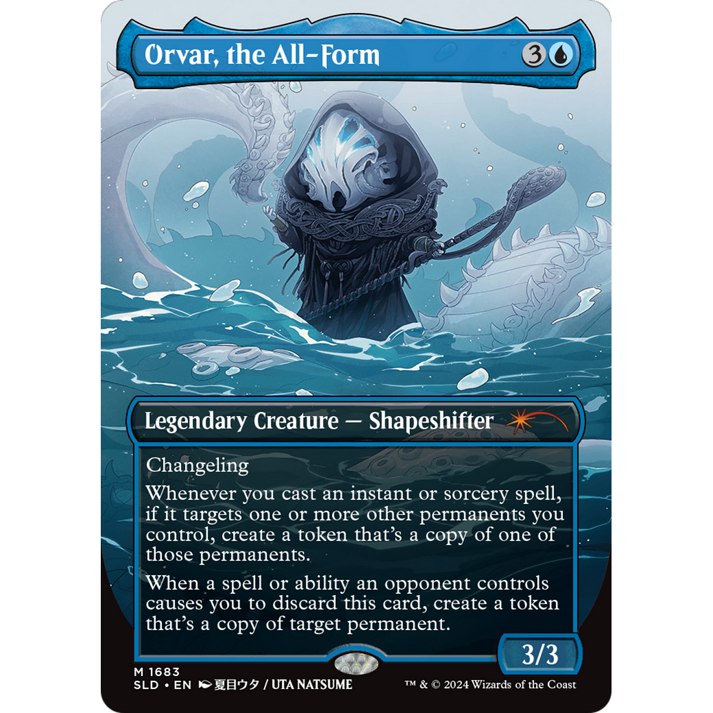 Orvar, the All-Form (Rainbow Foil) (SLD-1683) - Secret Lair Drop (Borderless) Foil