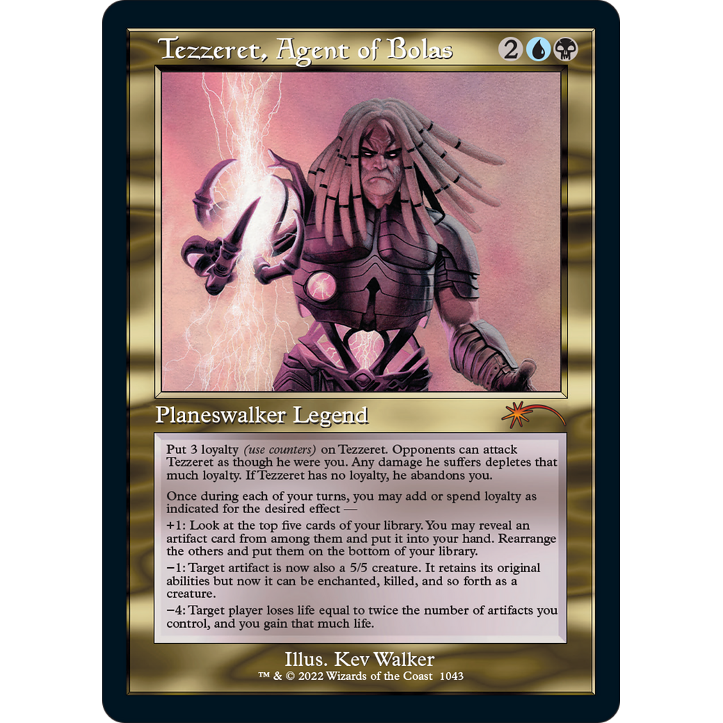 Tezzeret, Agent of Bolas (Retro Frame) (SLD-1043) - Secret Lair Drop Foil