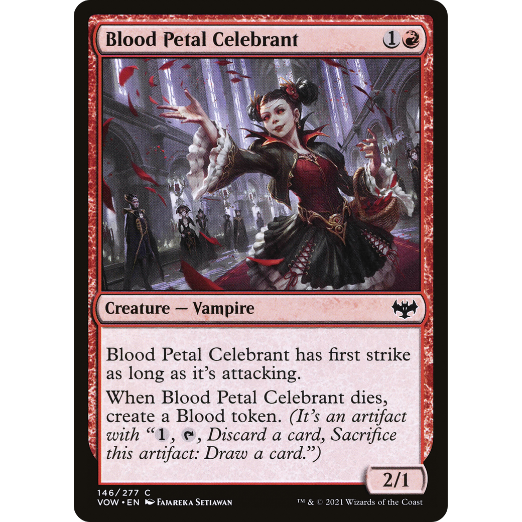 Blood Petal Celebrant (VOW-146) - Innistrad: Crimson Vow Foil