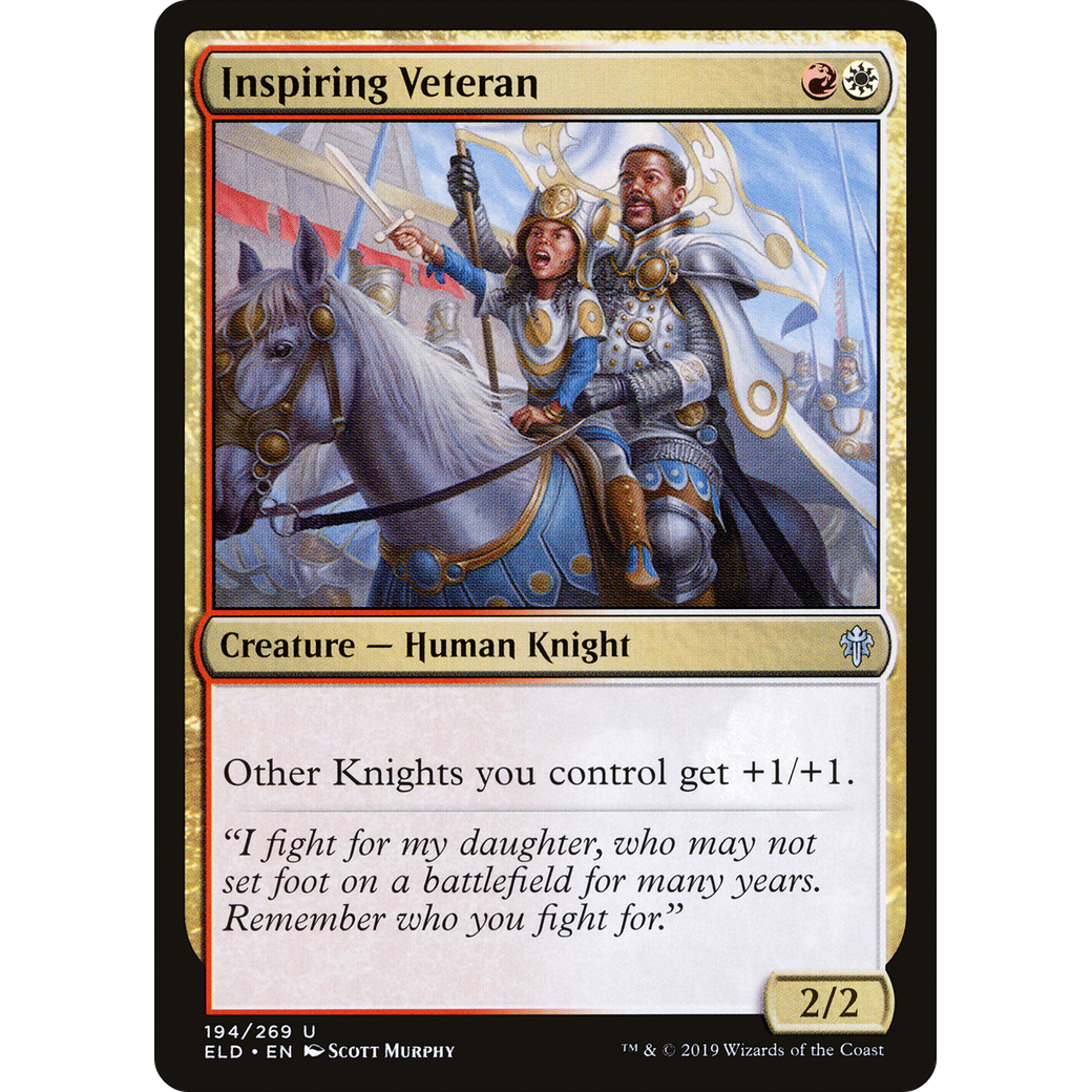 Inspiring Veteran (ELD-194) - Throne of Eldraine