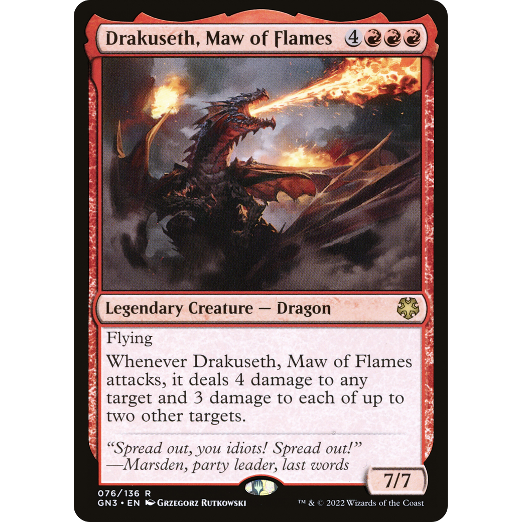 Drakuseth, Maw of Flames (GN3-076) - Game Night: Free-for-All