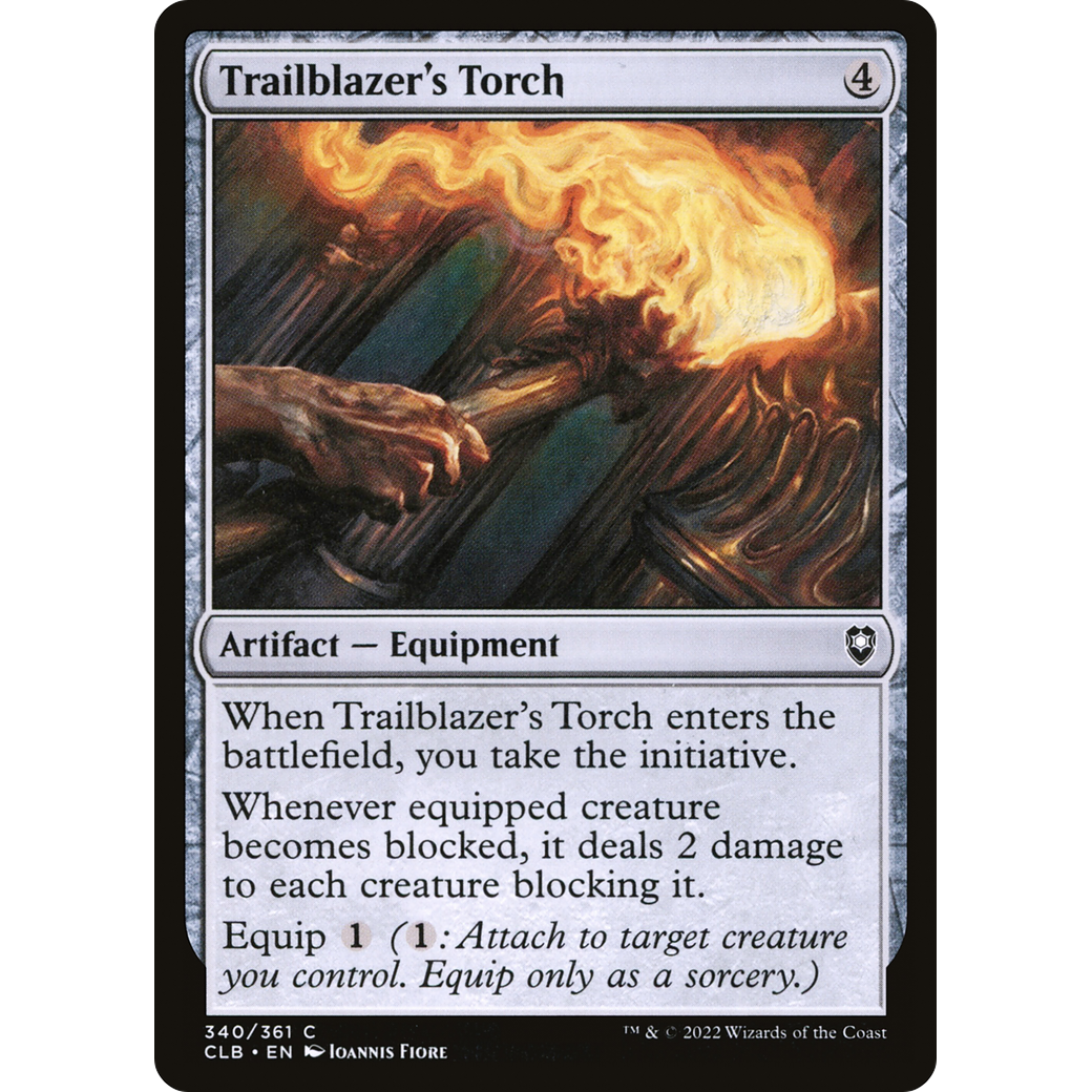 Trailblazer's Torch (CLB-340) - Commander Legends: Battle for Baldur's Gate Foil