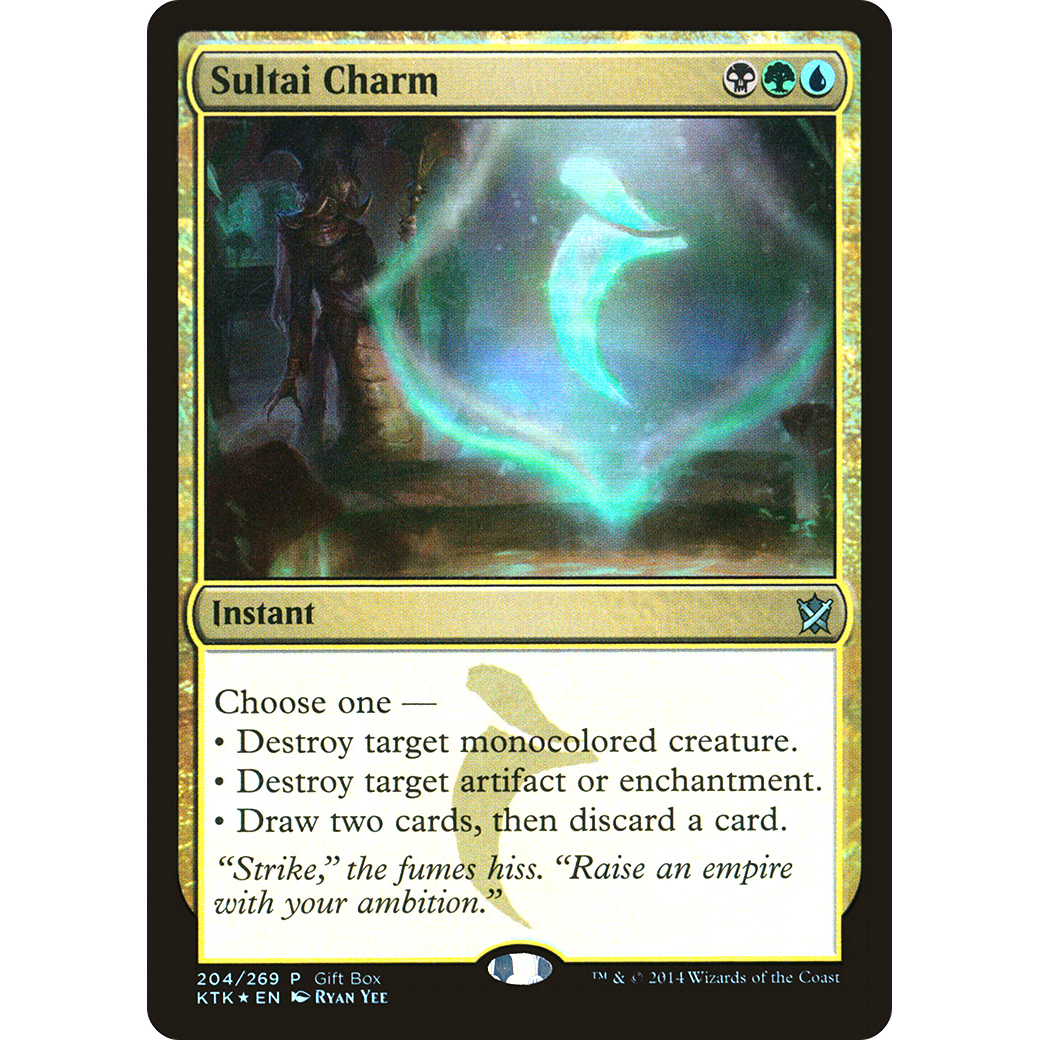 Sultai Charm (GBP-204) - Khans of Tarkir Promos Foil
