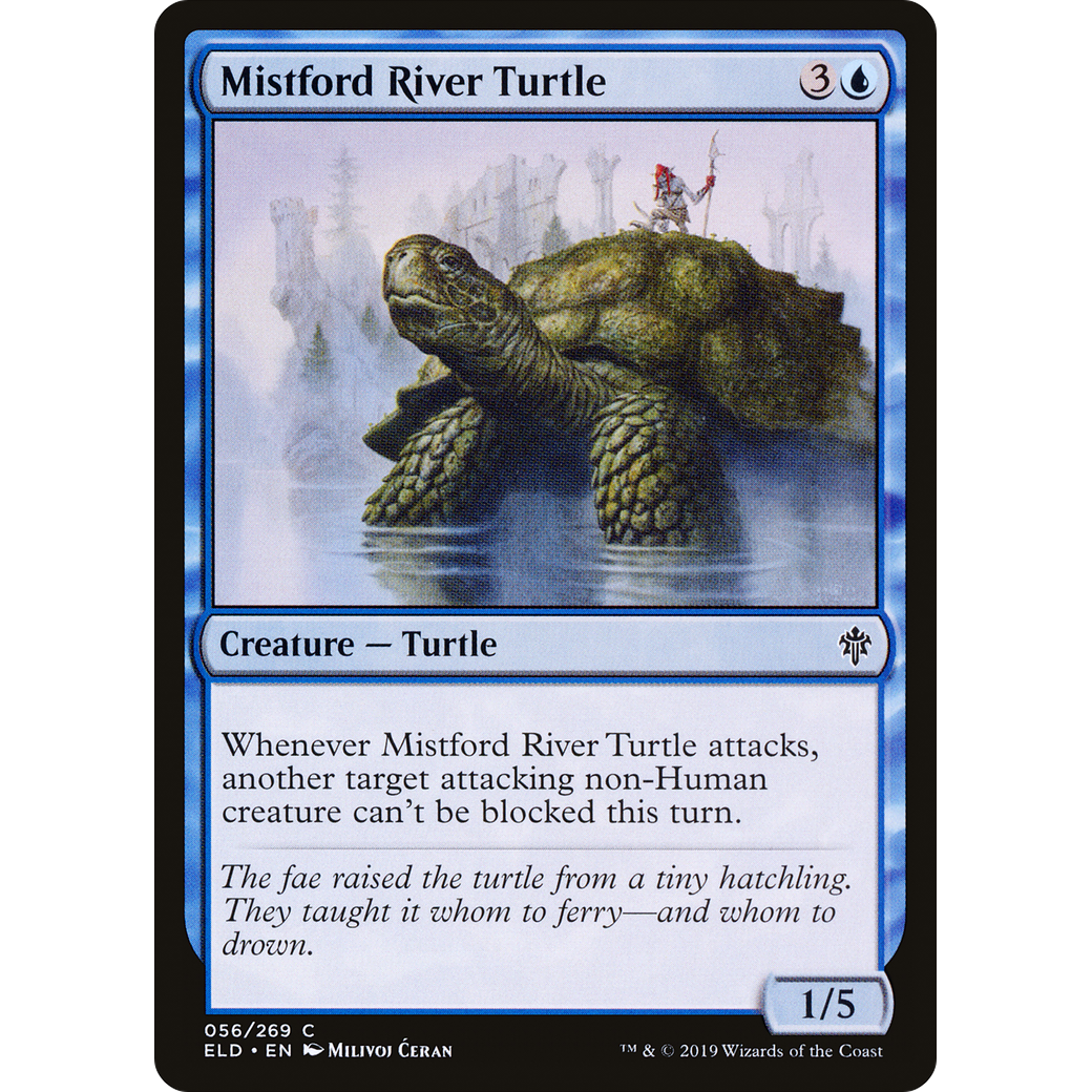 Mistford River Turtle (ELD-056) - Throne of Eldraine