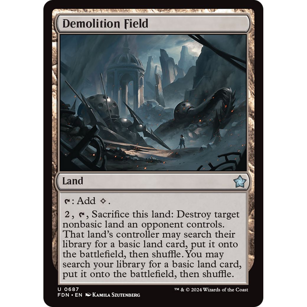 Demolition Field (FDN-687) - Foundations