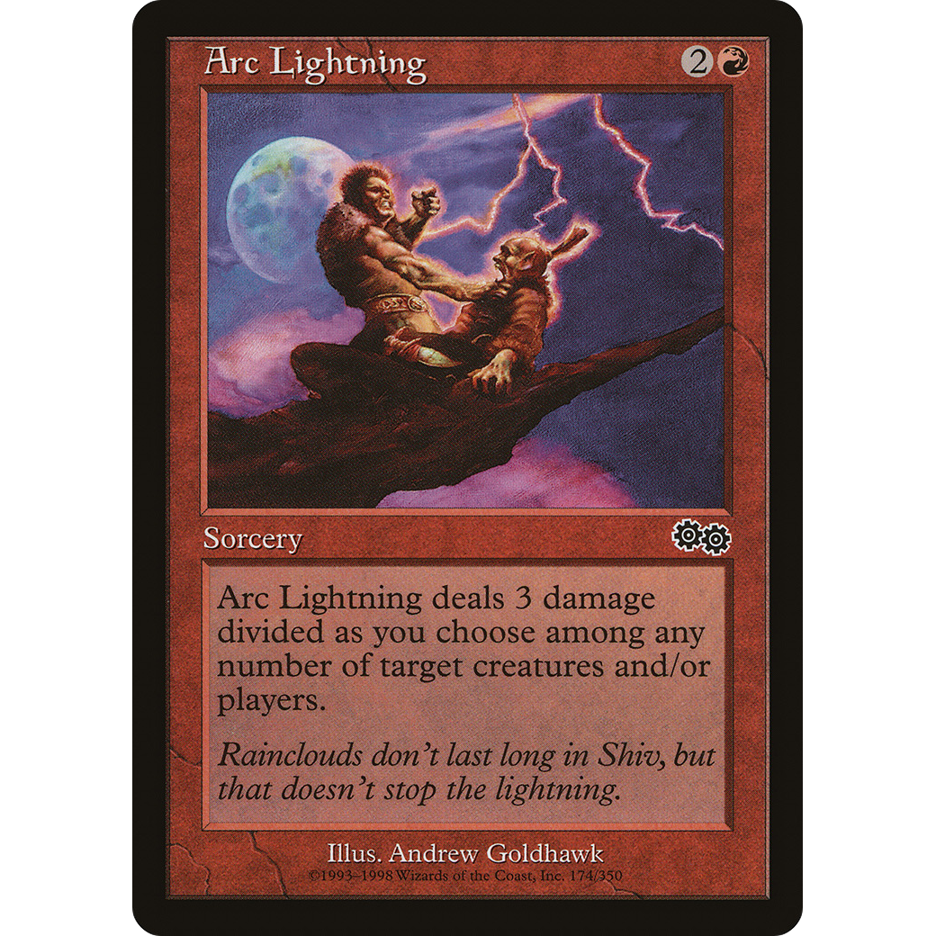 Arc Lightning (USG-174) - Urza's Saga
