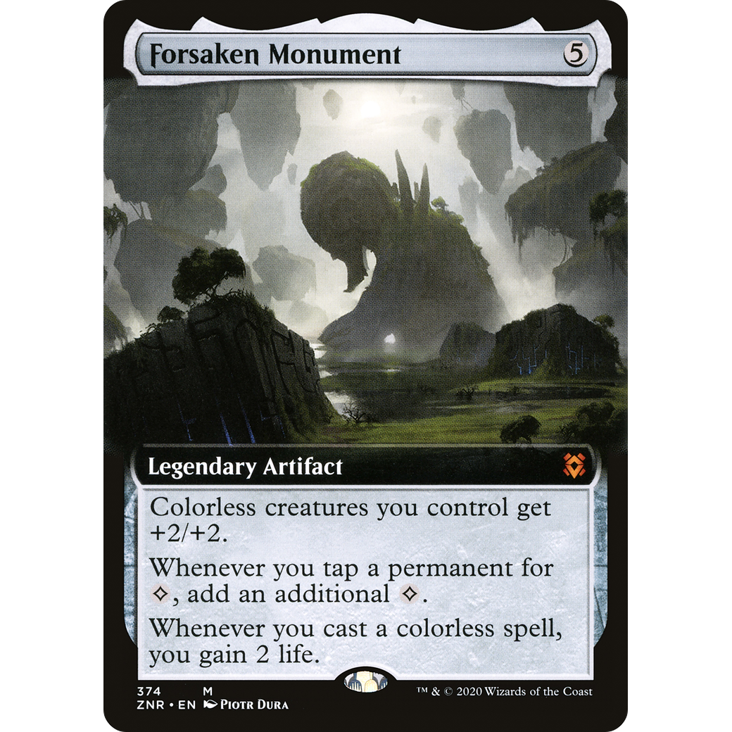 Forsaken Monument (Extended Art) (ZNR-374) - Zendikar Rising: (Extended Art)